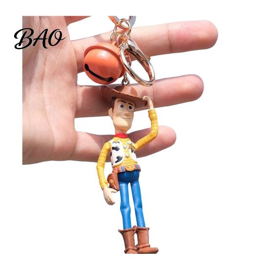 Kids Car Air Freshener Keychain Pendant, Woody Buzz Lightyear Freshener, Aromatherapy Vent Clip Accessory for Toy Fan Gift Character Pendant