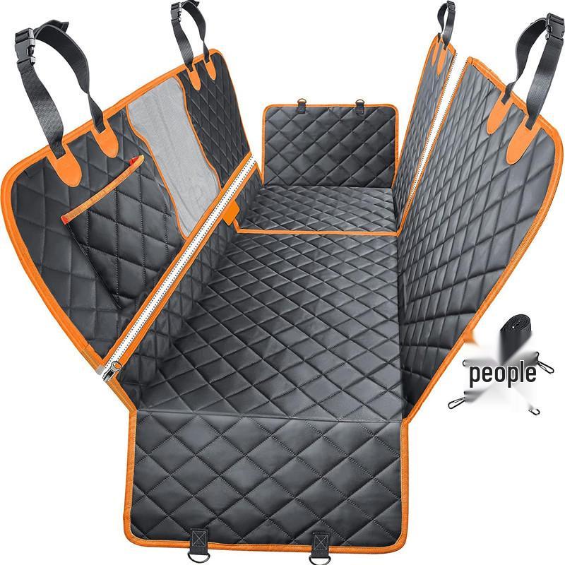 Waterproof Car Pet Hammock: Rear Seat Dog Mat, Anti-Scratch & Anti-Dirt