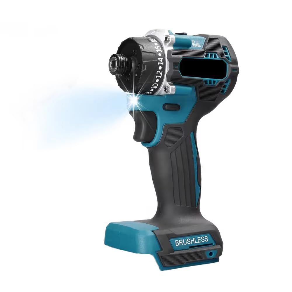 

zmart Torque Brushless Cordless Electric for Makita 18V Drills and Power Tools 20+1 14-inch Screwdriver, 280N.m,