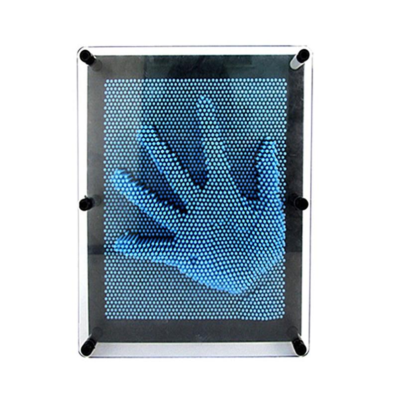 Funny 3D Clone Pixel Art Blocks Toy Colorful Pin Art Toy Clone Face Palm Model Pinart Kids Family Funny Game Creative Gifts