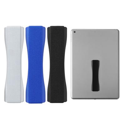 Kwmobile 3x Finger Holder Compatible with iPad Samsung Huawei One Hand Rubber Band Tablet PC Operation Band Grip Etc. - - Black/Navy/Silver
