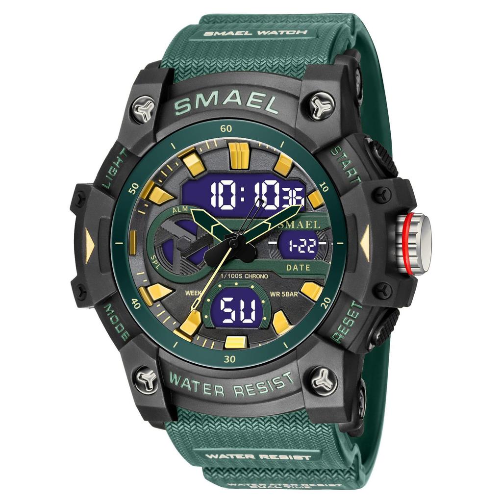 All-match Waterproof Outdoor Sports Electronic Watch for Male Students