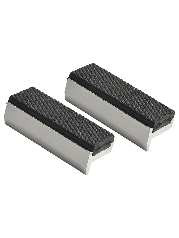 Jaw Protective Cover 2 Pcs Aluminum Alloy+rubber For Drill Press Vices For Holding Wood/metal Magnetic Vise Jaws