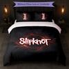 Set Biancheria da Letto 3 Pezzi con Stampa Slipknot Copripiumino con Due Federe Biancheria da Letto Morbida per Camera da Letto Domestica