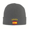 New New Spain Spanish Flag Warm Knitted Cap Hip Hop Bonnet Hat Autumn Winter Outdoor Beanies Hats For Unisex Women Adult