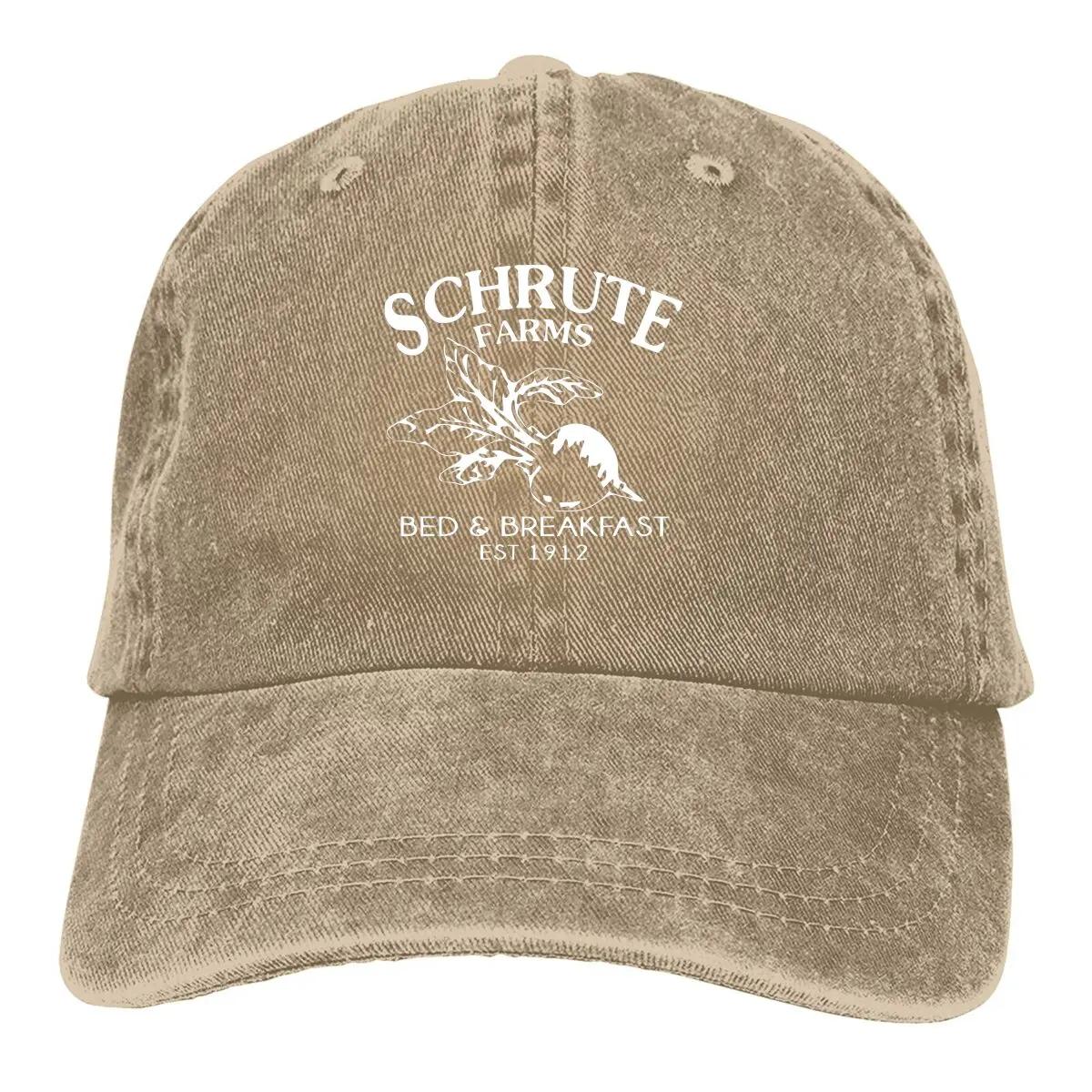 Schrute Farms Bed and Breakfast Baseball Caps Peaked Cap The Office Sun Shade Cowboy Hats for Unisex Trucker Dad Hat One Size