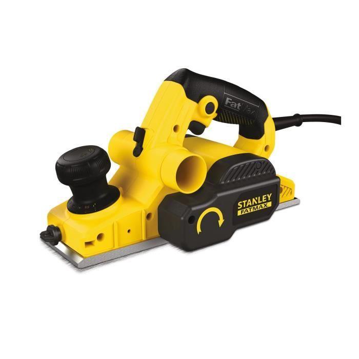Rabot électrique filaire - Stanley Fatmax - FME630K-QS - 750W - Largeur de rabotage 82 mm