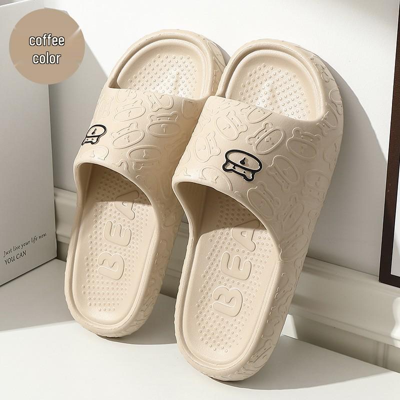 EVA Slippers: Women's Summer Couple Indoor, Thick Sole, Non-Slip, Cool, Men’s Plus Size 'Stepping On Clouds' Comfort