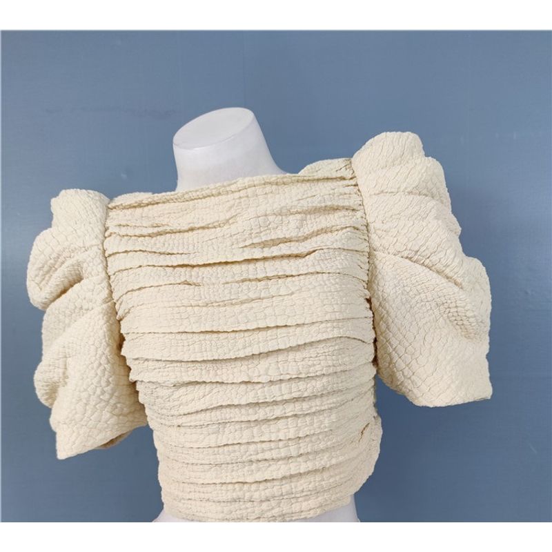 

Экспорт Одинарная Элегантная Текстура H Дом Французский Стиль Ретро Темный Узор Вогнуто-Выпуклый Топ с Завязками + Юбка-Футляр с Завышенной Талией Подъюбник Apricot Strap Tops XXS/32