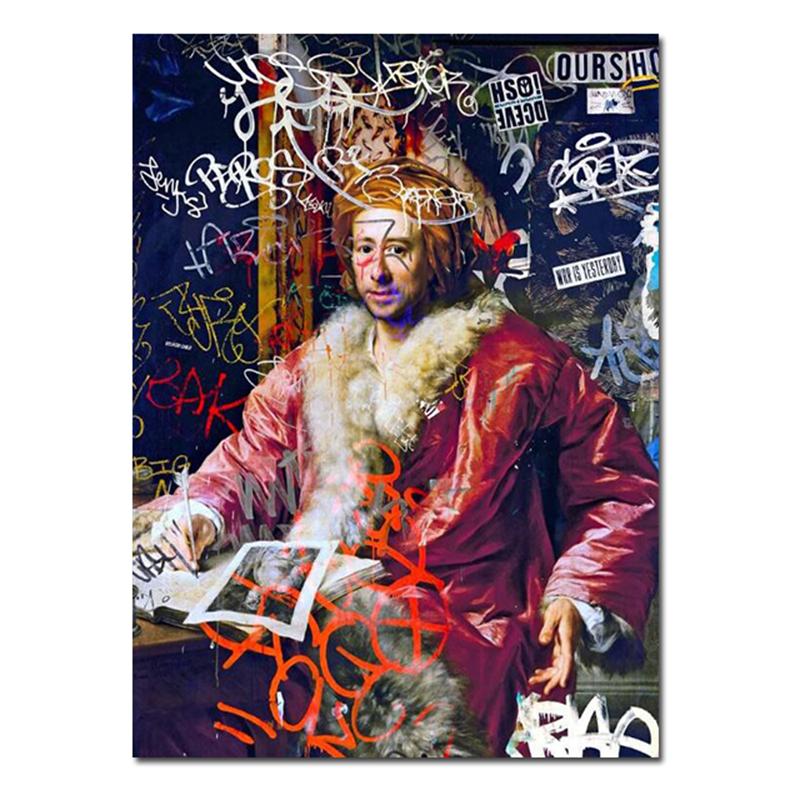 

Абстрактное граффити, холст, картина, отец археологии, печать плакатов, настенная художественная картина для гостиной, Настенный декор, Куадрос 21x30cm No Frame