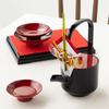 Yamanaka Lacquerware Toso Includes Sake Sake and Display A Traditional Craft from Yamanaka Made In Perfect for New Set Cups, Flask, Stand.