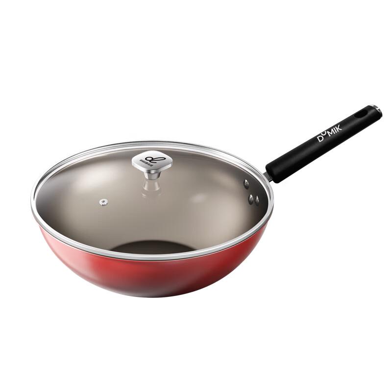 DUMIK 30CM Titanium Non-stick Wok