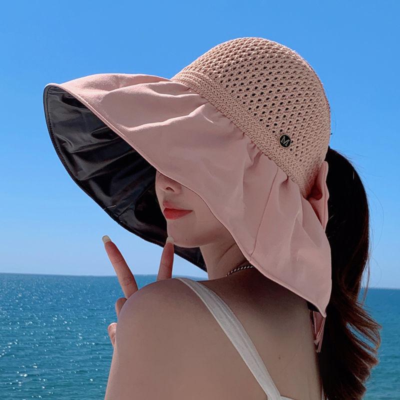 

Можно завязать хвостик шляпы, женский стиль, лето, защита от солнца, шляпа рыбака, винил, закрывающая лицо, большие карнизы, защита от ультрафиолета One size розовый