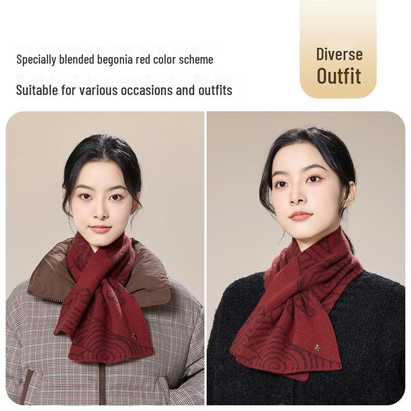 JIUMU 100% Cashmere Women's Winter Scarf