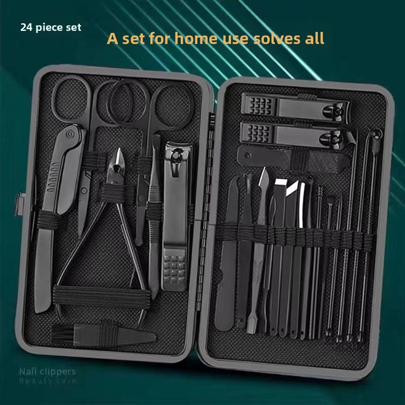 Sada nůžtiček na nehty z nerezové oceli Přenosná a univerzální pro domácí použití