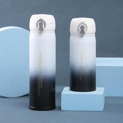Wasserflasche, doppelwandig, vakuumisoliert, Thermoskanne, Getränk, Kaffeeflasche, Edelstahl, Reisebecher, Thermoskanne, BPA-frei, hält 24 Stunden lang kalt, 24 Stunden heiß, 16 Unzen
