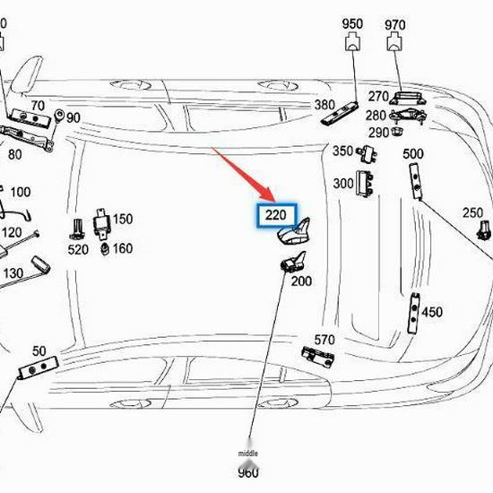 BMW X1 F48 LCI Antenna Cover