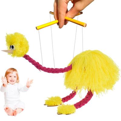 1 Set Marionette Spielzeug Interaktive Straußenpuppe Plüsch Spielzeug Lustige Marionette Puppen String Puppe für Kinder