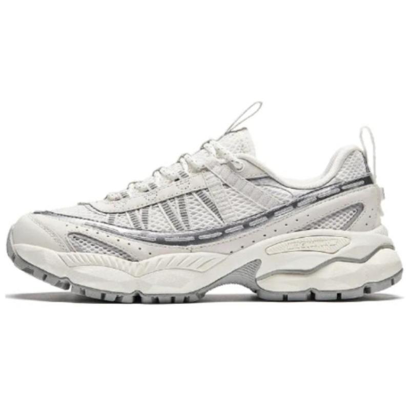 Anta Shock Absorbers With Slip Resistant And Abrasion Resistant Properties Low Top Casual Shoes Women's White Sneakers