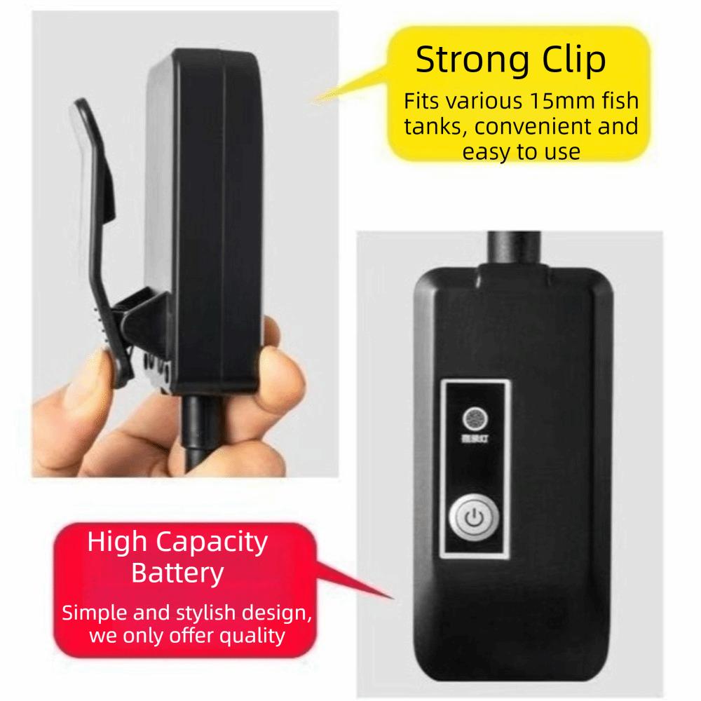 Energy Efficient Clip-on Aquarium Lamp Adjustable Zoom Plants Grow Lamp  Aquarium