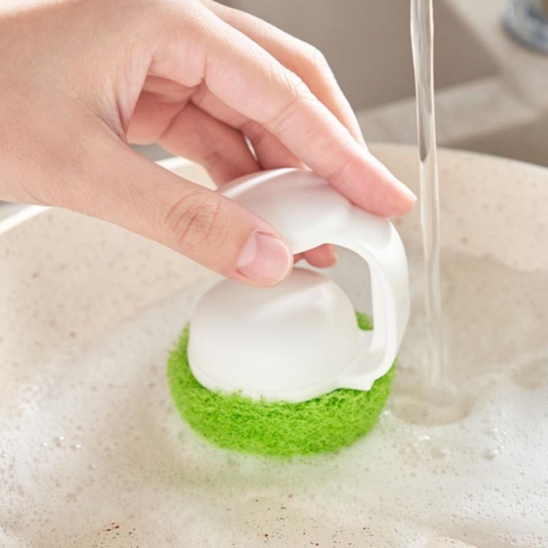 Pp Cleaning Multiuse Brush For Dishes Pots Cups With Hook Handle
