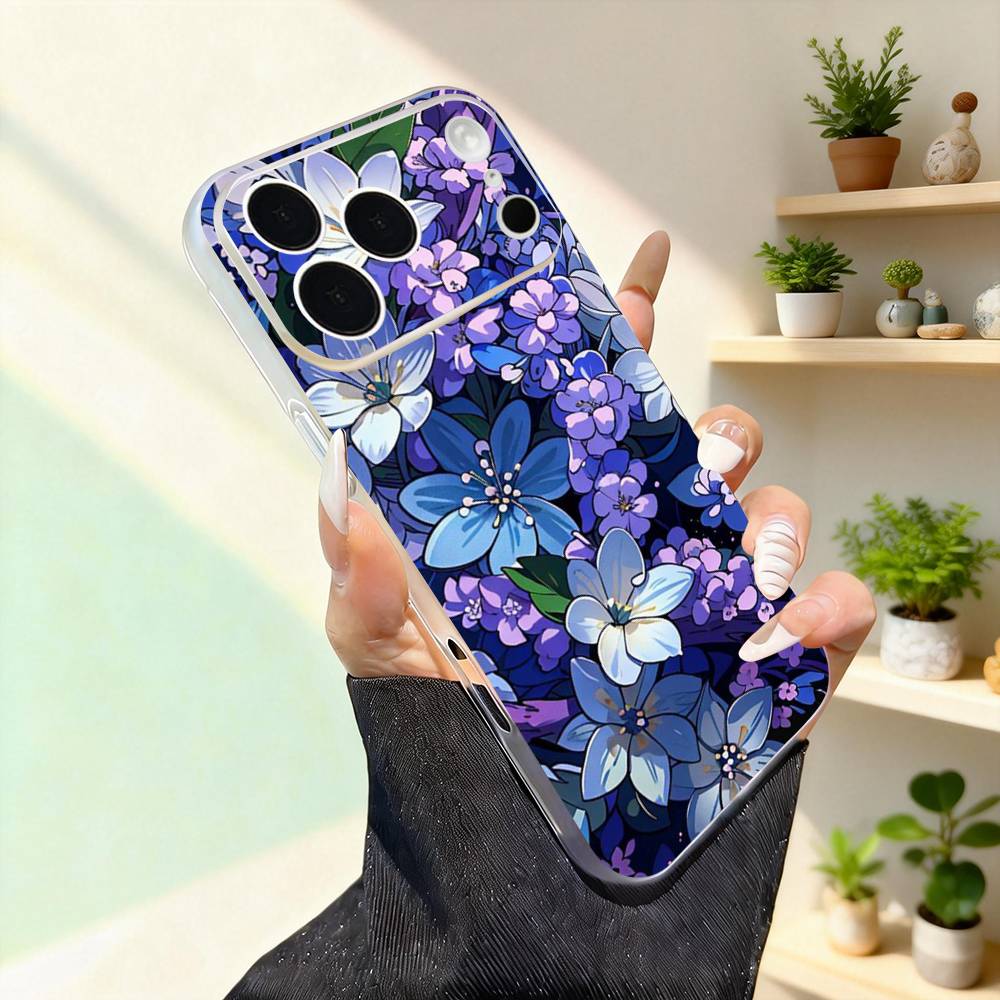 

Painting Art Flower For iPhone 11,12,13,14,15,16,17,Pro,Max,Plus,Mini,SE4,E Phone Case Magnetic For Magsafe Wireless iPhone12PRO