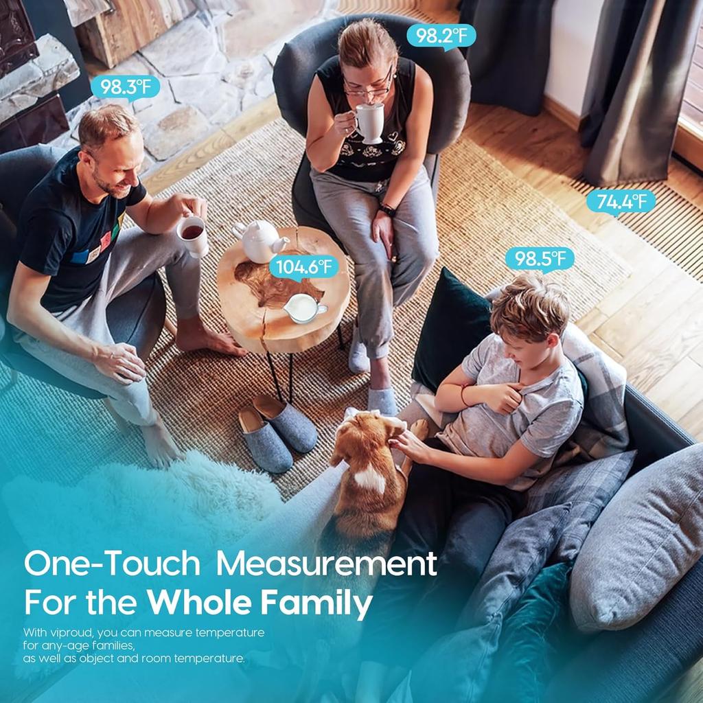 Thermometer for Adults and Kids, Fast Accurate Baby Thermometer, FSA HSA Eligible, Fever Alarm & Mute Mode, Baby Essentials