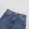 2023 Autumn Women's Denim Boxer Brief Skirt with Front Slit