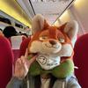 Zootopia Nick And Judy Cartoon Plush Hooded Neck Pillow With Pp Cotton For Kids