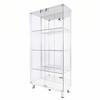[JONY] Glass Collection Case, Back Mirror Type, 80cm Wide, High Type, Body Only, Lockable, Glass Case, Display Rack, [Chikyu Furniture]