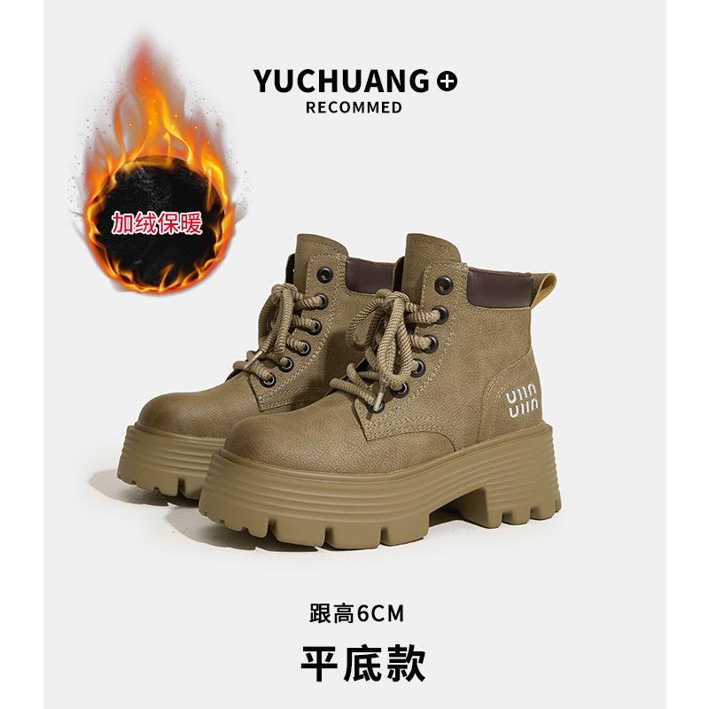 Martin boots women's new retro locomotive boots leather short tooling boots versatile women's boots