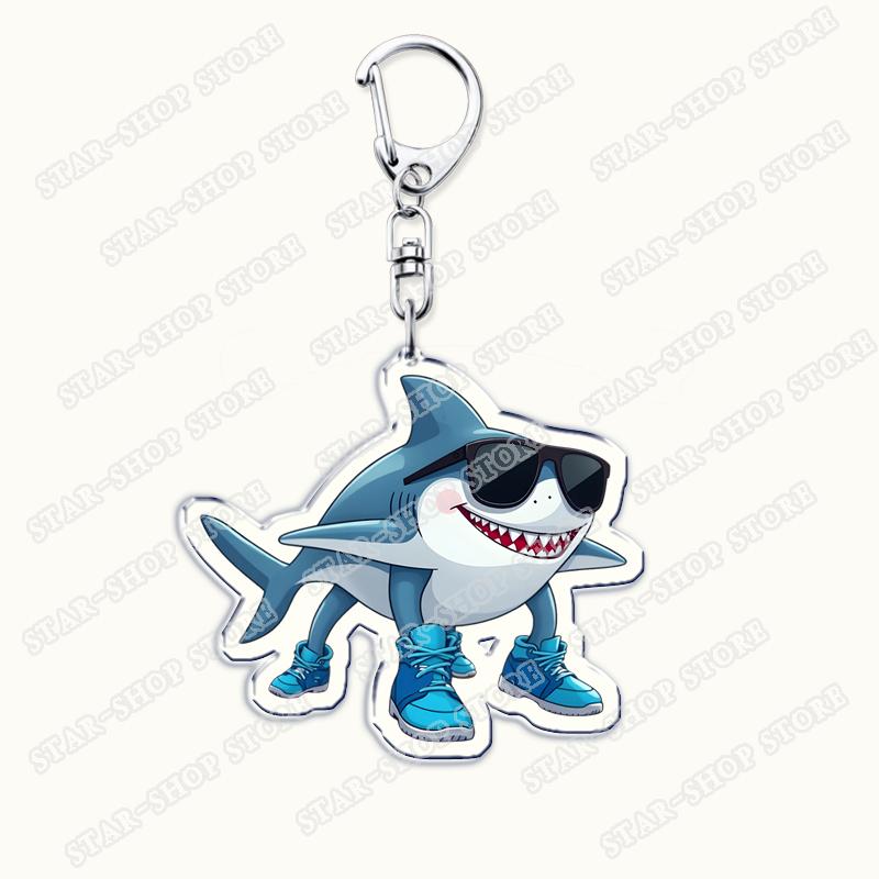 Italian Brainrot Animals Meme Keychains for Accessories Tralalero Tralala Tung Tung Tung Sahur Brr Brr Patapim Keyring Fans Gift