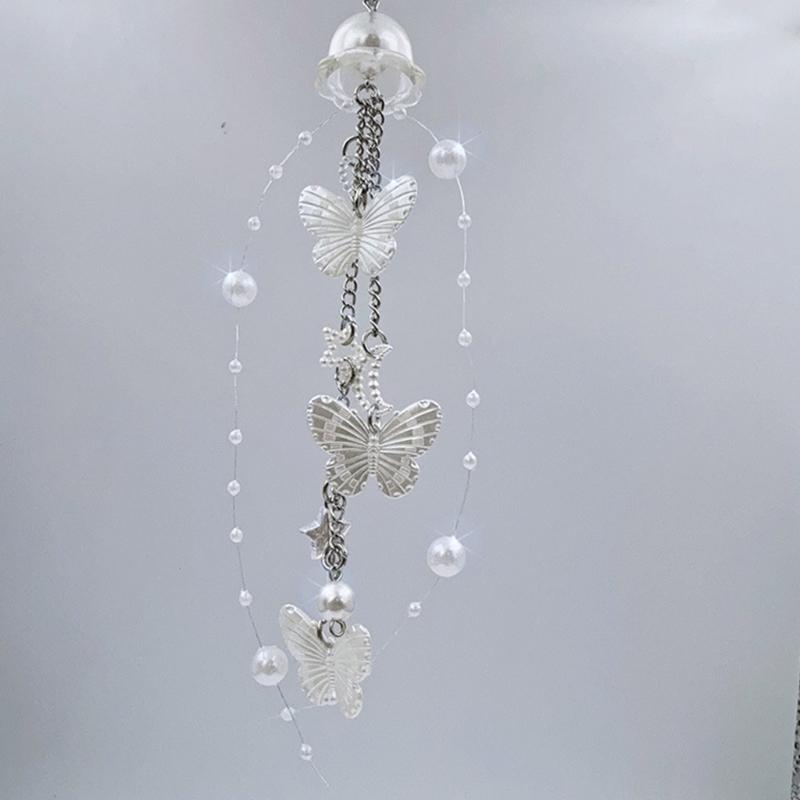 Phone Lanyard Wind Chime Pendant Keychain Charming Jewelry Unique Phone Strap