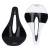 Comfortable Bicycle Saddle Road Mountain Bikes Ergonomic Cycling Seat With Nylon Fiber Cover Steel Rail