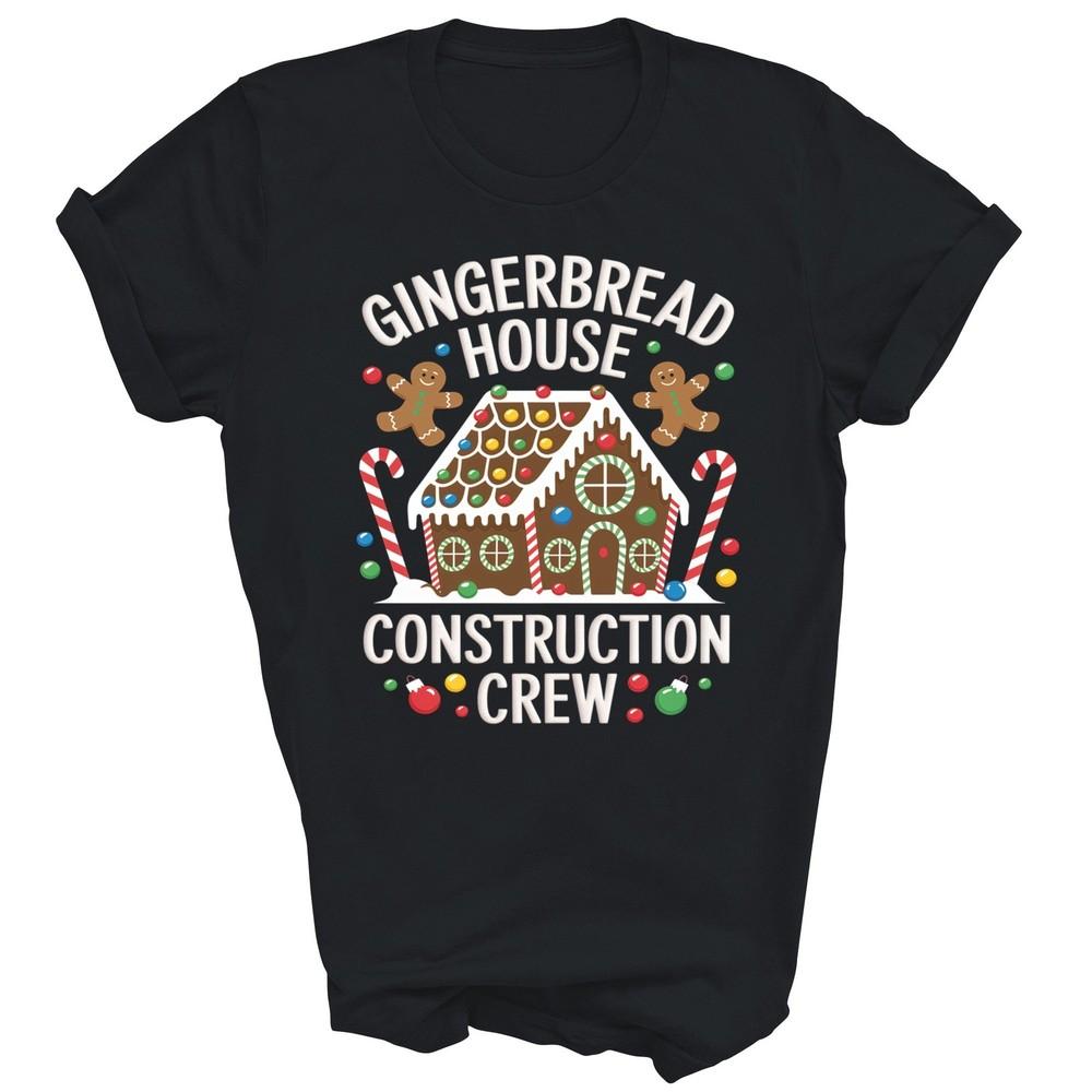 

Gingerbread House Construction Crew Decorating Baking Unisex Shirt Gift XL