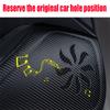 For MG 4 MG4 EV Mulan   2024 Carbon fiber patterned leather door anti kick protection pad
