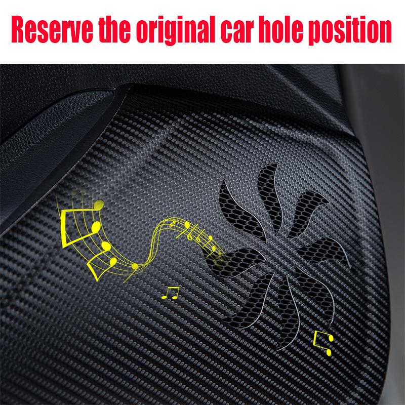 For MG 4 MG4 EV Mulan 2024 Carbon fiber patterned leather door anti kick protection pad