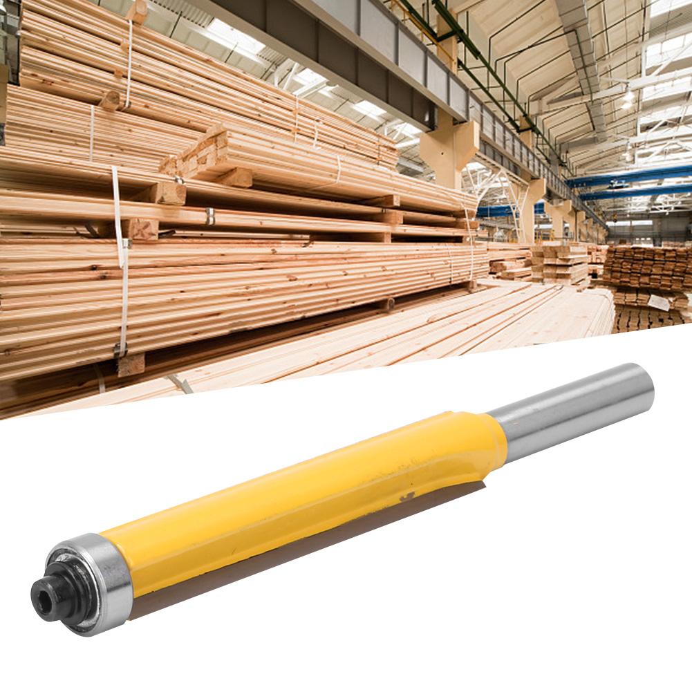 8mm Schaft Oberfräser Holzbearbeitung Fräser Mit Lager Bündigfräser zum Bündigfräsen(8*12.7*50.8mm )