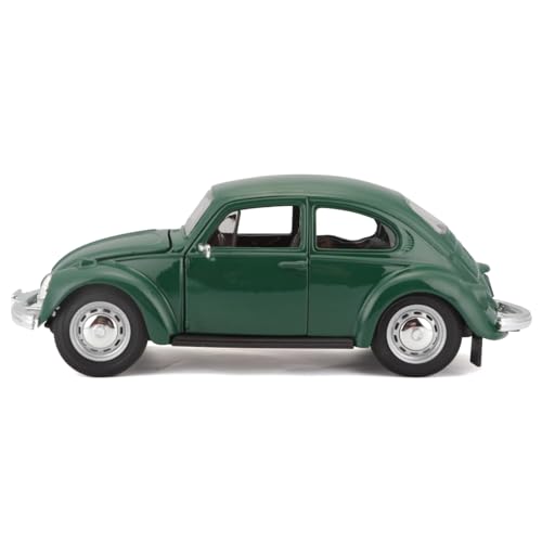 Maisto 1/24 Scale Diecast Volkswagen Beetle 1973 Green, Finished Model, 31926 GN