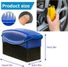 Car Wheel Polishing Waxing Sponge Brush ABS Car Tire Washing Cleaning Brushes Contour Detailing Dressing Applicator Pad