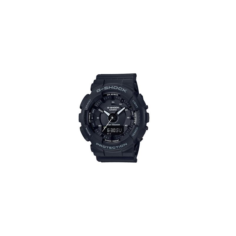 

Casio Fashion Trend Retro Cool Premium Classic Pointer Dual Display 3D Dial Sports Waterproof Quartz Movement Resin Strap Japanese and GMA-S130-1APR чёрный