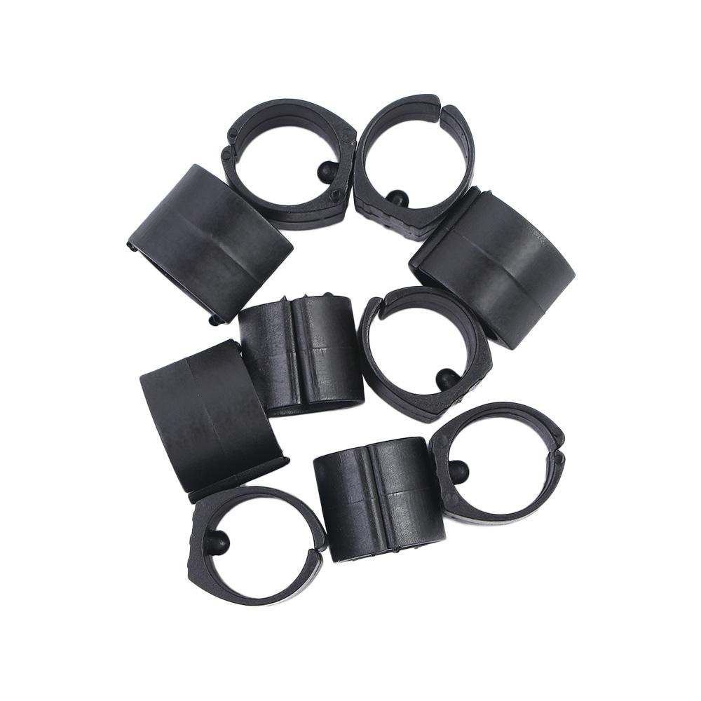 Durable 10pcs Furniture Feet Anti-Front Tubing Caps Floor Protector Chair Leg Pad Damper Tube Rear Pad Stool Pipe Clamp