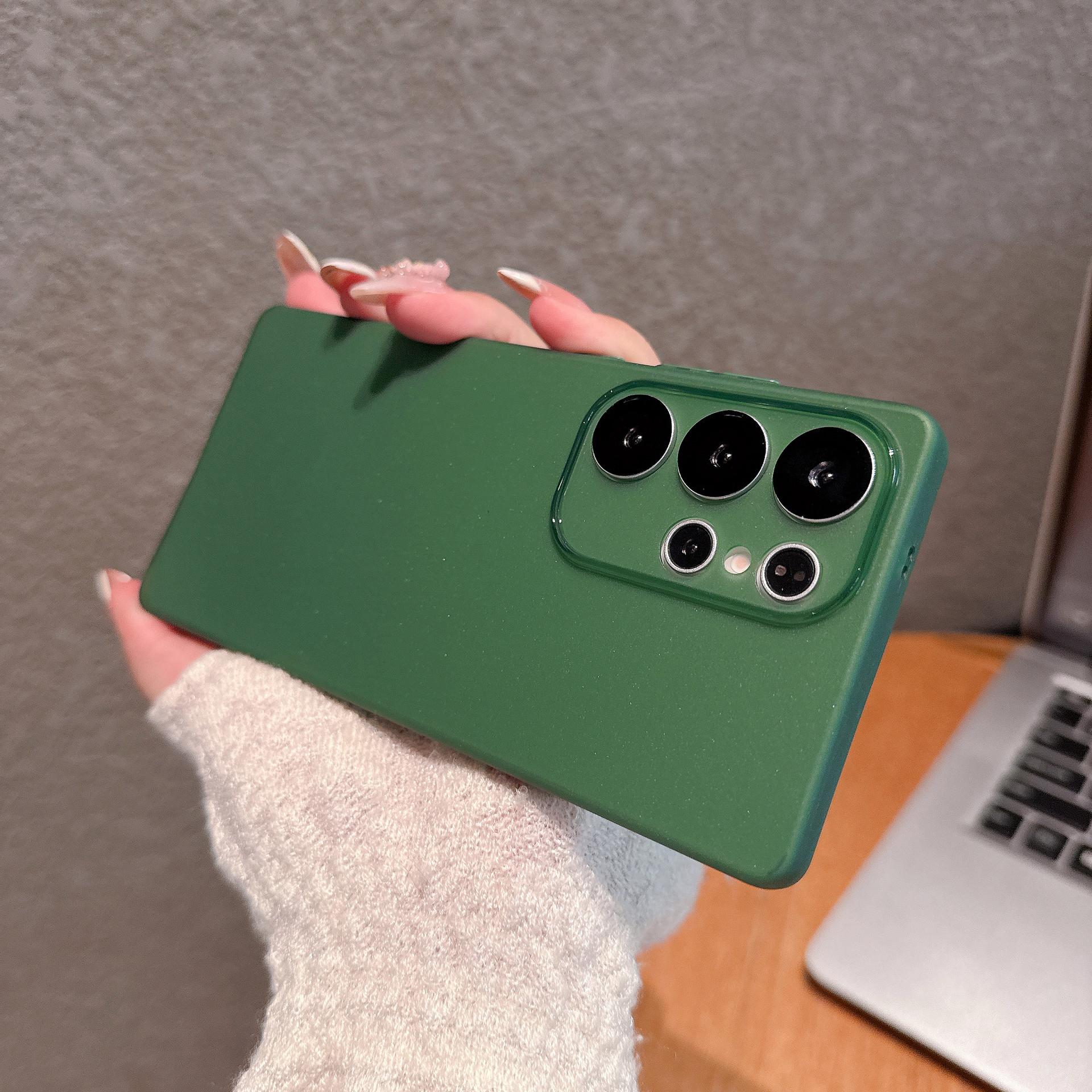 

Подходит для Samsung S25 Ультратонкий матовый чехол для мобильного телефона с ощущением кожи Samsung S24 Ultra Ощущение голого металла Мягкий чехол с отверстиями Samsung A14 5G