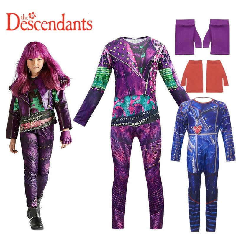 Descendants 3 Mal und Audrey Cosplay Kostüm für Kinder Perfekt für Halloween-Partys
