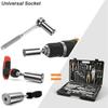 Universal Socket Wrench Head Set Sleeve Gadget 7-19mm Power Drill Adapter Spanner Key Nut Magic Grip Multi Hand Tools multitool
