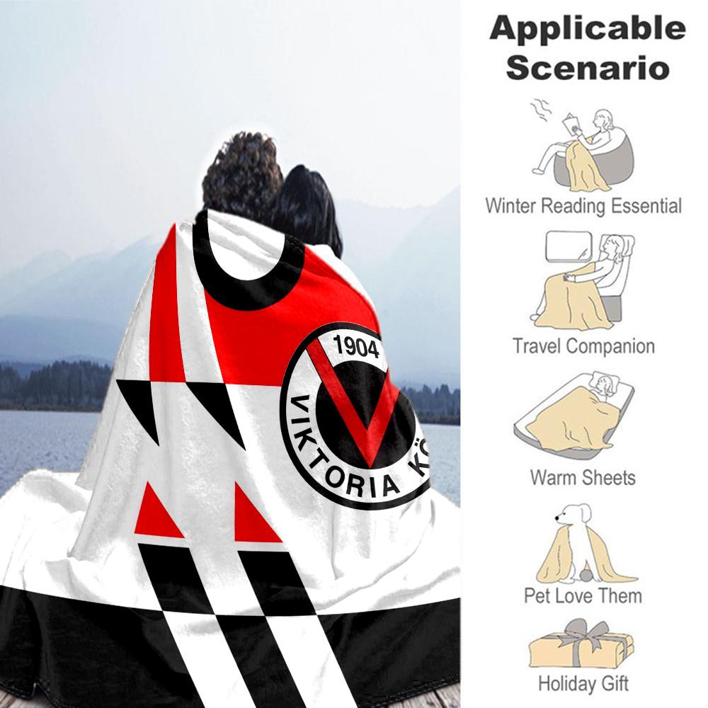 Fc Viktoria Kln Blanket, High quality Comfortable for All Seasons, Home Decor, Warmth and Comfort