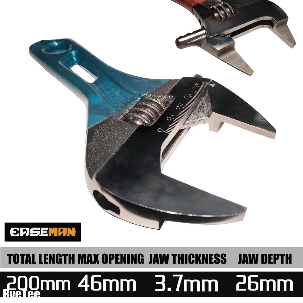 3mm Ultra-thin Adjustable Wrench Plumbing Car Tools for Mechanic Fitter Electrician Hand Tools Mini Bathroom Wrench 2025