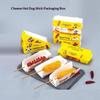 100Pcs Hot Dog Packaging Box Paper Disposable Party Tableware Food Serving Tray For Caterers Catering Boxes
