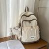 Schoolbag Japanese cute drawstring niche design high school student schoolbag female simple college student backpack large capacity backpack
