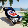 Asciugamano da Spiaggia Stampato FC Hansa Rostock, Asciugamano Grande Morbido Asciugatura Rapida per Spiaggia Campeggio Nuoto